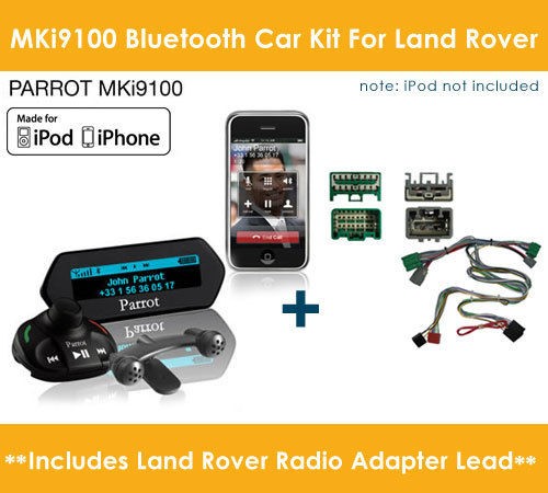 Parrot MKi9100 Bluetooth Car Kit + Land Rover SOT 970 Harman Kardon