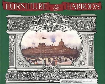 Harrods London Furniture 1905 Catalog Reprint / Book + Values