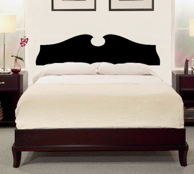 King Headboard Vinyl Wall Art Decals Stickers h6