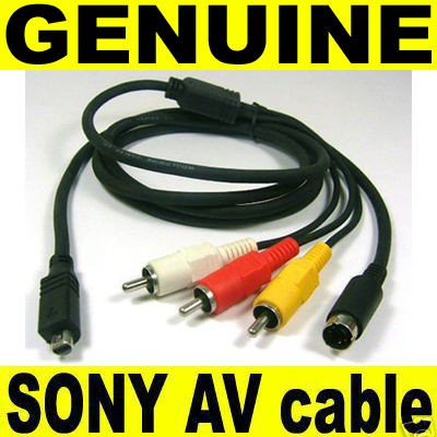 AV Lead Cable SONY Mini DV Handycam Camcorder to TV