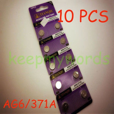   371A Cell Botton ALKALIN Coin Battery For Watch Calculator Electrical