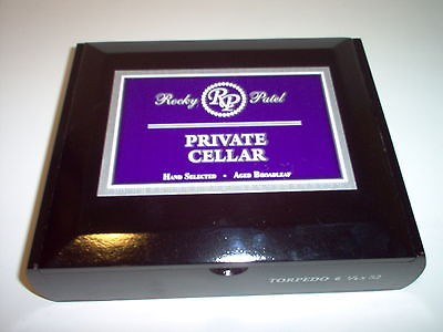 ROCKY PATEL PRIVATE CELLAR WOOD CIGAR BOX GOOD CONDITION