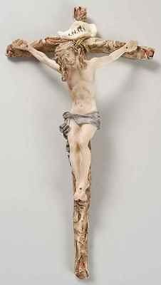 Santini Sculpture FIGURINES Crucifix Strai​ght (Small) 9528148