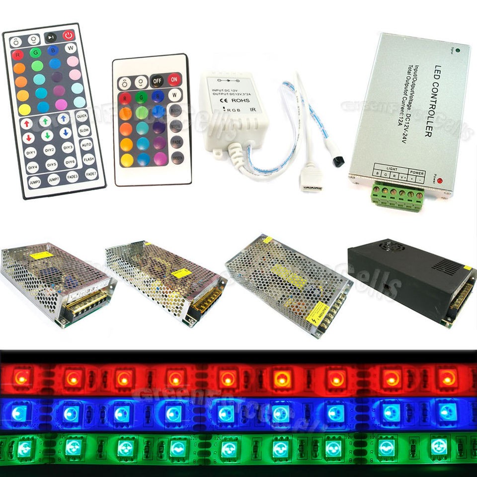 24 44 Key 2 4 6 8A Remote Control+5050 RGB LED Strip+ 5 10 15 20A 