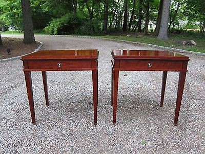 Pair of Swedish Fruitwood Night Tables by David Iatesta 