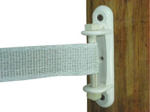 Wood Post 2Tape Split Bolt Tensioner Electric Fence