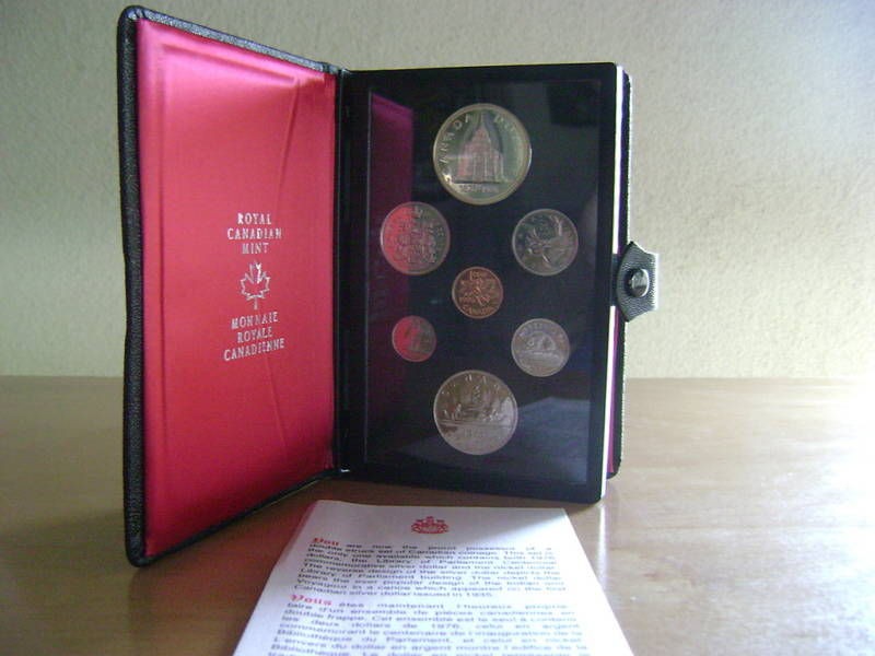 1976 CANADA DOUBLE DOLLAR PROOF SET PARLIAMENT 100 YRS