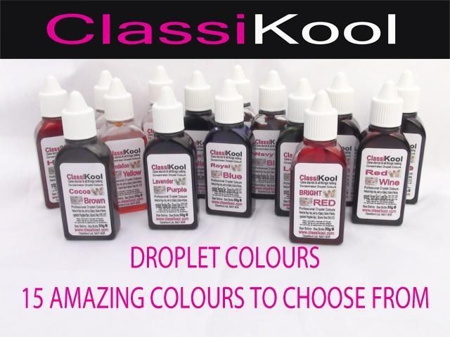 25ml CLASSIKOOL EDIBLE LIQUID SUGARTINT FOOD DROPLET CAKE & ICING 