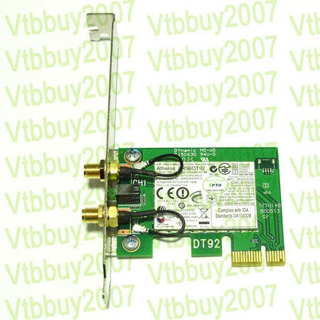 50pcs Atheros AR5BDT92 802.11n 300M wireless wifi pci e card