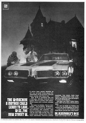 1969 OLDSMOBILE 4 4 2 / 442 / W 32 ~ CLASSIC ORIGINAL MUSCLE CAR AD