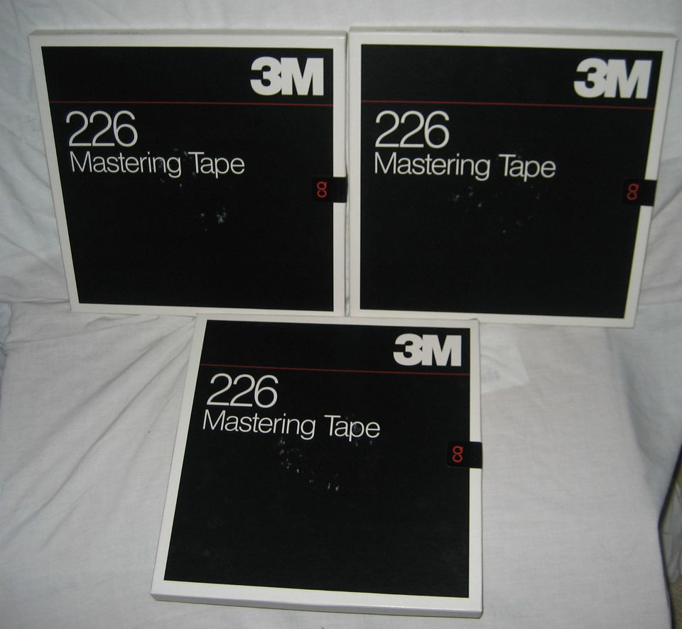   / Scotch 226 reel to reel 1/4 audio tape 10.5 metal reels in boxes