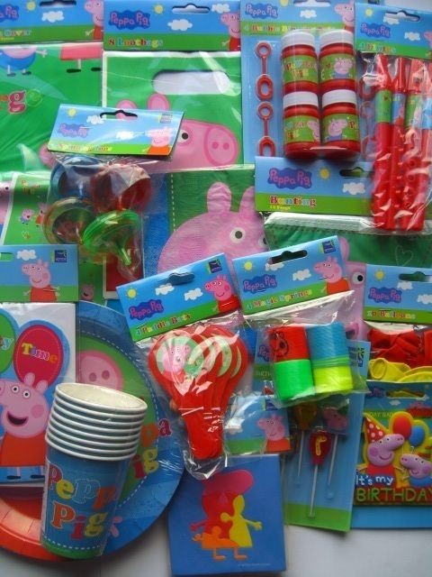 PEPPA PIG PARTY RANGE {Gemma}PPG{fix​ed £1 UK p&p}