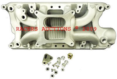   Ford 289 302 5.0L Aluminum Intake Manifold Air Gap Satin SBF Mustang