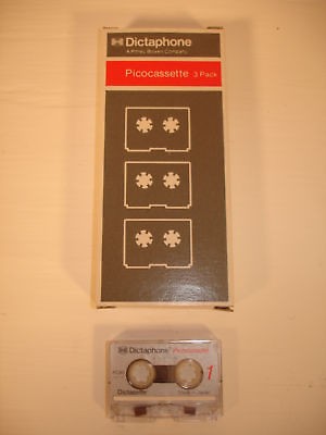 Dictaphone Pico Cassette tapes   3 pack