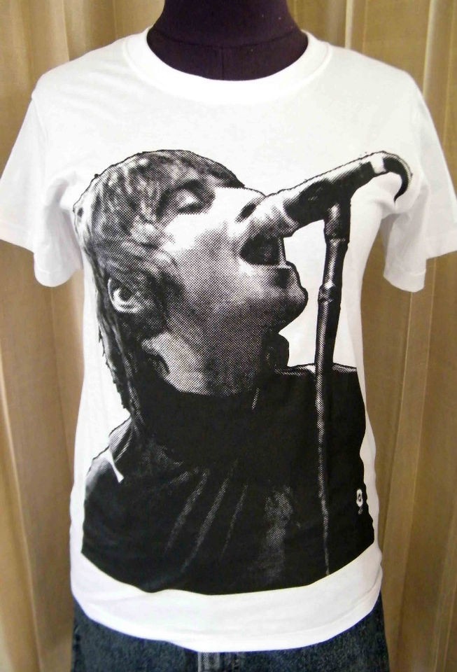 Oasis English rock band Liam Gallagher womens t shirt