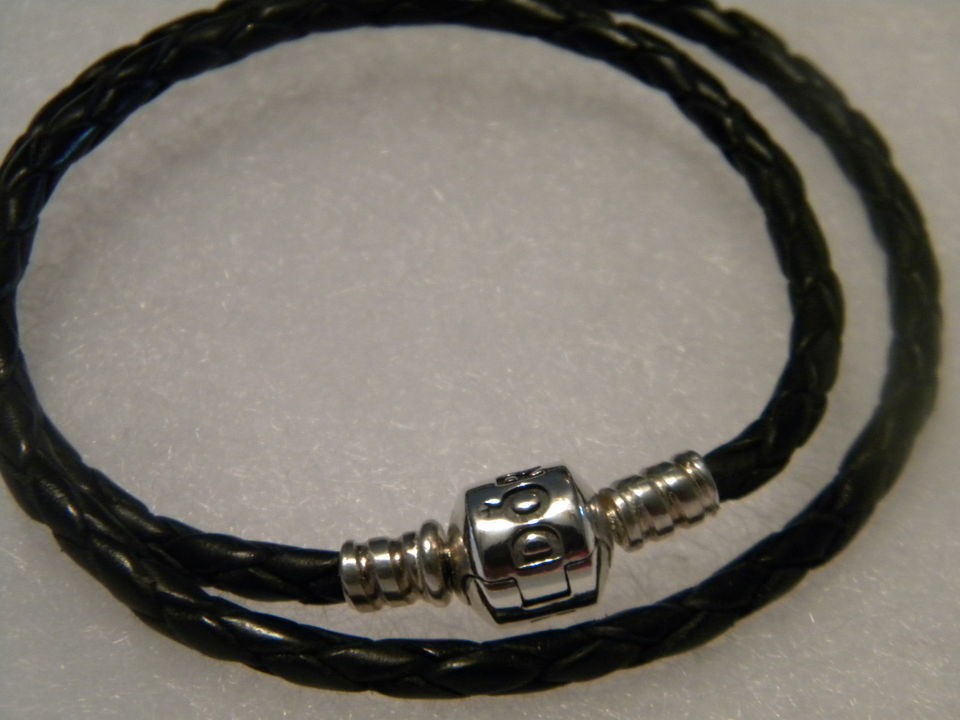 pandora double leather bracelet in Charms & Charm Bracelets