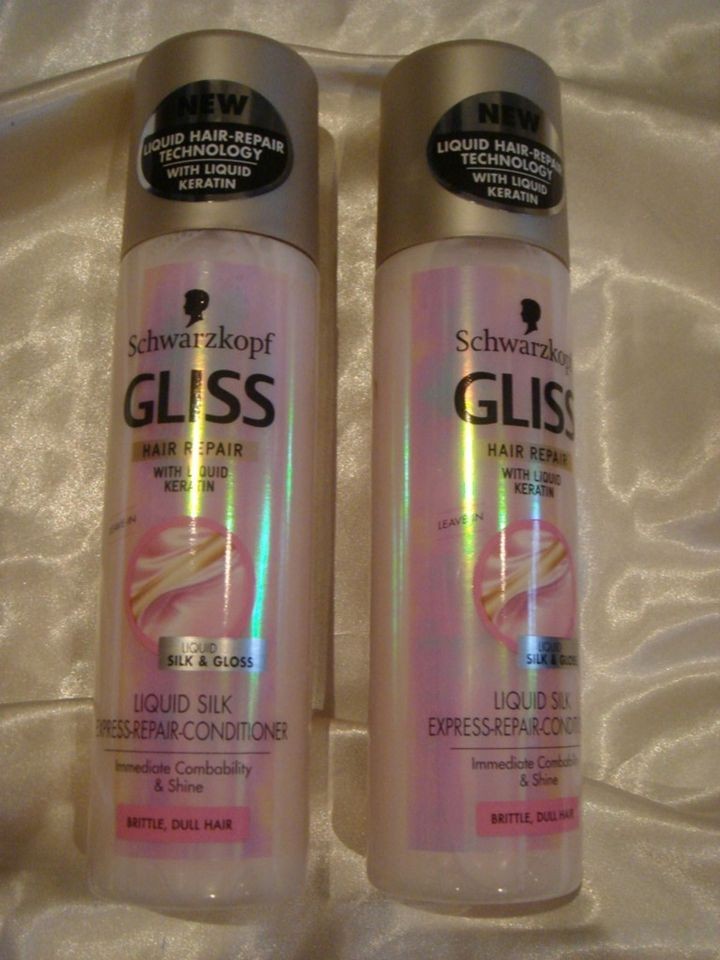   GLISS Liquid Silk LEAVE IN Hair Conditioner SPRAY with KERATIN