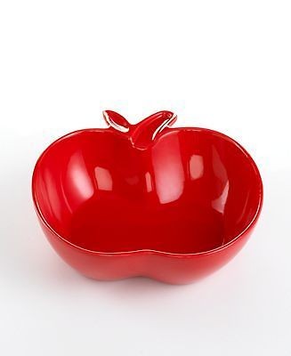NEW Martha Stewart Collection Ceramic Baking Dish, Red Apple