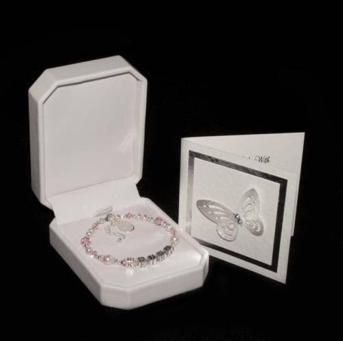 Baby Girls GODDAUGHTER Christening NAME Bracelet Boxed