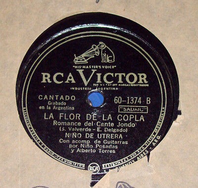 NIÑO DE UTRERA LA NIÑA DE FUEGO / LA FLOR DE LA COPLA ARGENTINA 78 