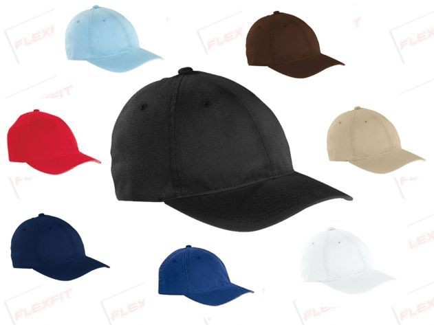 NEW Original FLEXFIT® Fitted Hat Cap BLANK Low Profile