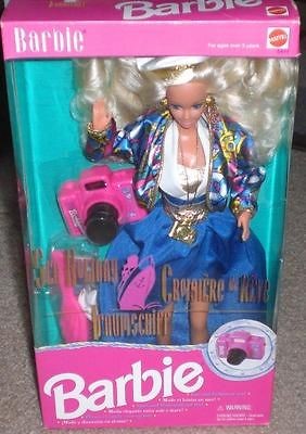 Sea Holiday Barbie Doll Cruise Ship Camera Vacation 1992 Sailor Boat 