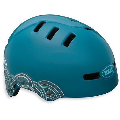 Bell Faction Helmet Kids Youth Skate BMX Bike Scooter Helmet Blue Teal 