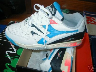 vintage diadora shoes tennis duratech elite jimcourrier