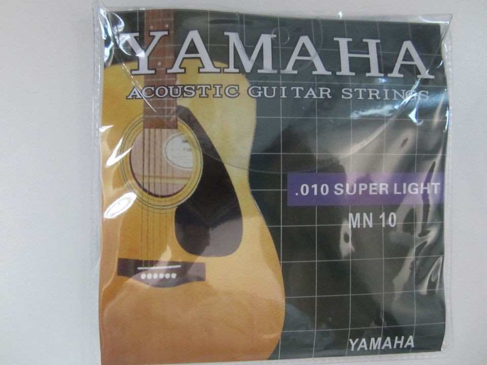 Set of Yamaha Acoustic Guitar Strings Super Light Gauge 10 47