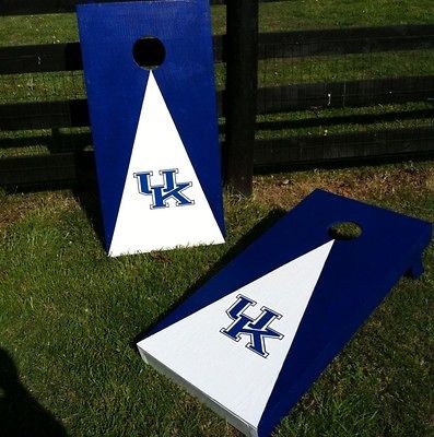   OF KENTUCKY UK CORNHOLE WITH 8 BAGS, BEAN BAG TOSS GAME, ACA REG