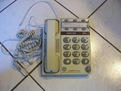 General Electric telephone desk large numbers