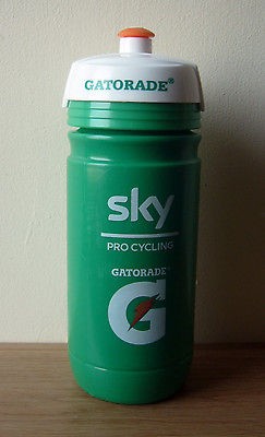 NEW TEAM SKY PRO CYCLING GATORADE 600ml WATER BOTTLE. ELITE.