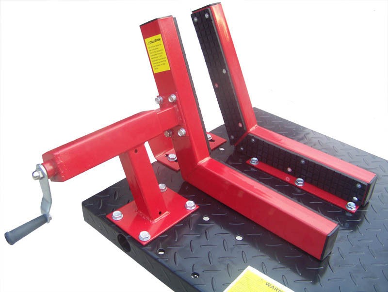 Redline Motorcycle Lift Lifting Table Wheel Vise Vice