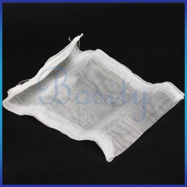 5pcs 15X9 Nylon Mesh Aquarium Fish Tank Pond Filter Media Zip Net 