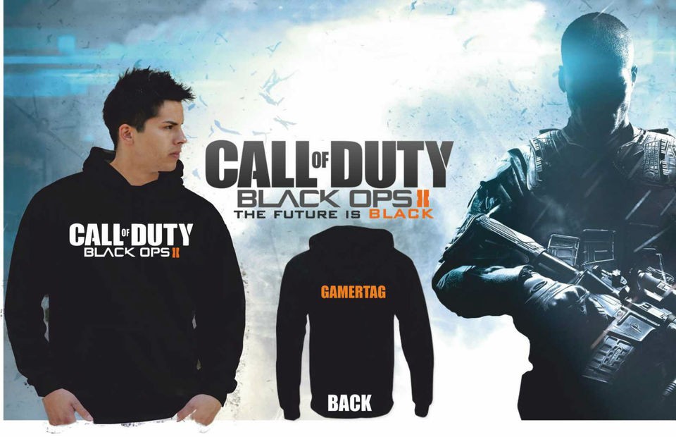 COD Call Of Duty Black Ops 2 Hoodie Hooded top personalised with 