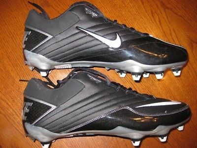 Nike Super Speed D Low Football Soccer Cleats Sz 10 Black