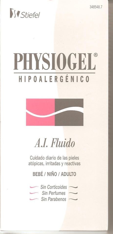 STIEFEL PHYSIOGEL HYPOALLERGENIC AI LOTION FLUID 200ml 6.76 fl. Oz