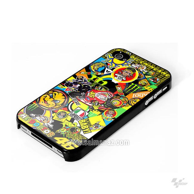   Rossi The Doctor 46 MotoGP Champion Iphone Case 4/4S Sticker Boom