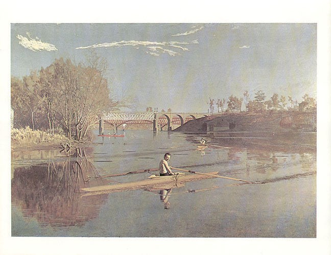 THOMAS EAKINS print MAX SCHMITT IN A SINGLE SCULL