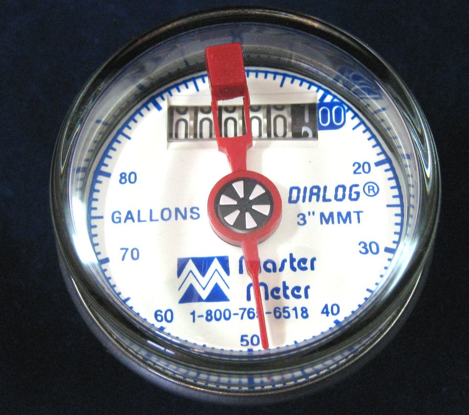 Master Meter 3 MMT Turbine Water Meter DIALOG Replacement Register 