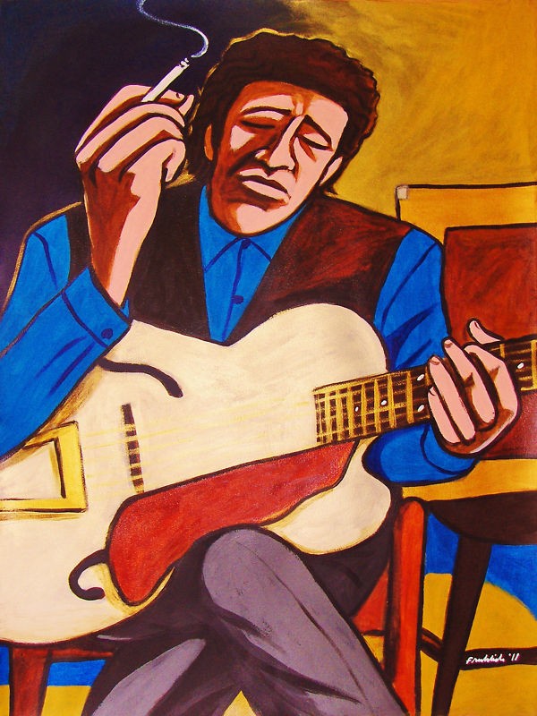 ALEXIS KORNER PAINTING kay guitar blues incorporated cd