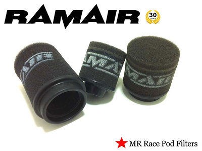 RAMAIR Aprilia Habana Custom Race Pod Air Filter 28mm