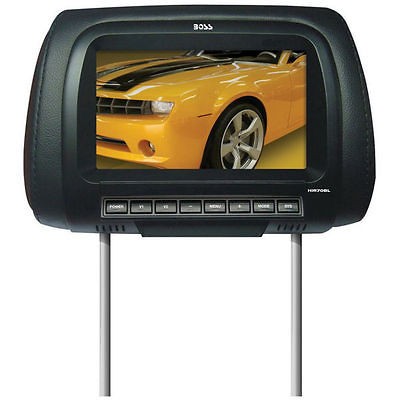 Boss HIR70BL 8 Headrest Monitor w/ Built In LCD Display & Dual Chan 