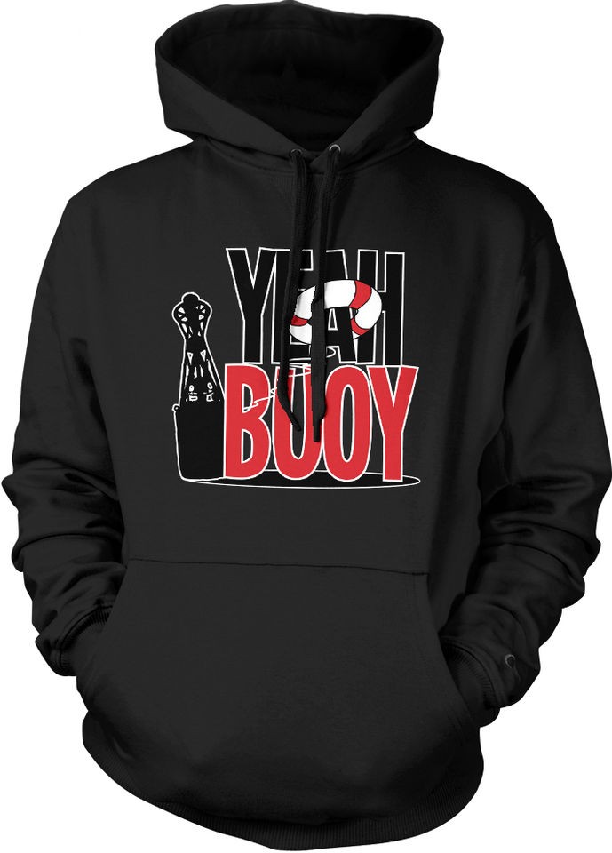   Hoodie Pullover Hooded Sweatshirt Funny Beach Fishing Boating Buddy