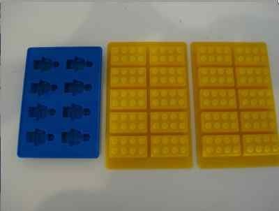 NEW LEGO BIRTHDAY BRICK MINIFIGURE CANDY CHOCOLATE CAKE MOLD ICE TRAY 