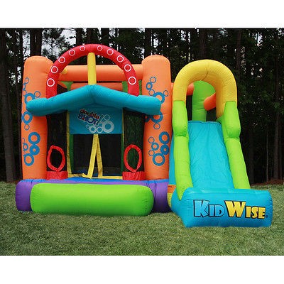 Double Shot Bounce House with Slide Inflatable Bouncer NEW