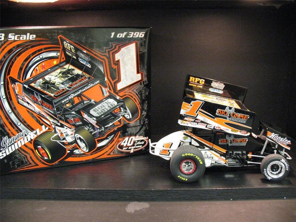 2012 Sammy Swindell Big Game Sprint Car 118 Scale   R&R Enterprises