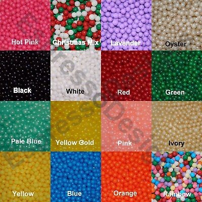 Edible Sugar Pearls Cake Decorating Pops Cupcakes Beads