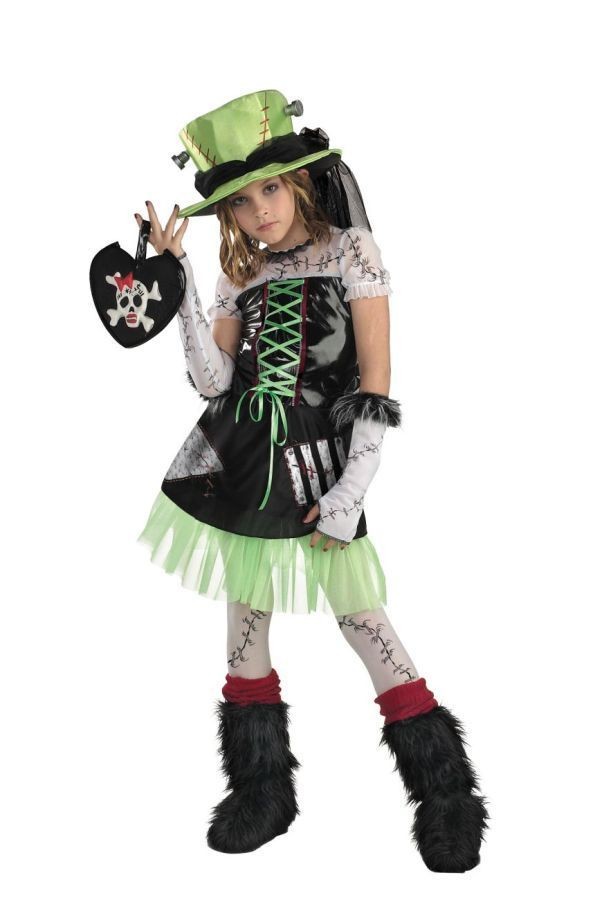 MONSTER BRIDE FRANKENSTEIN girls halloween costume 10