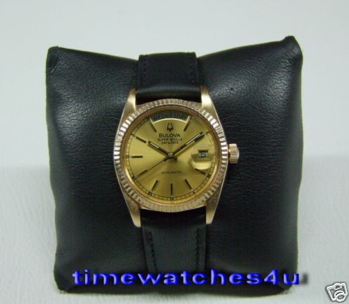 70S BULOVA GP SUPER SEVILLE DAY & DATE AUTOMATIC MANS